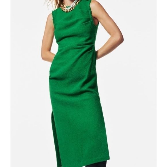 Zara Dresses & Skirts - ZARA long textured weave dress